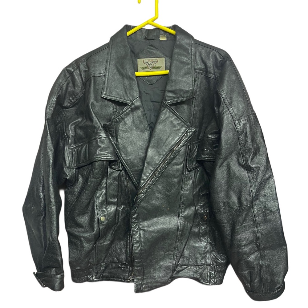 Pete Mar men’s leather jacket size large